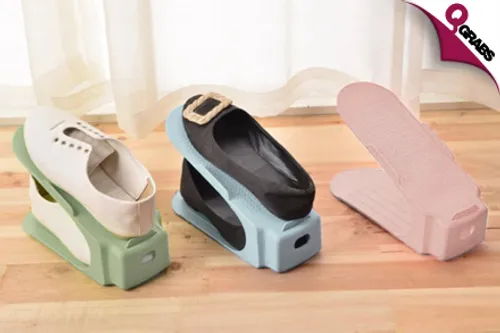From QR19 Stack up your Footwear with a Set of 2 or 4 Space Saving Shoe Organizers! (Up to QR108 Value)